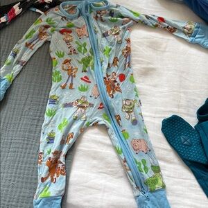 Little Sleepies Blue Toy Story Pajama Set
